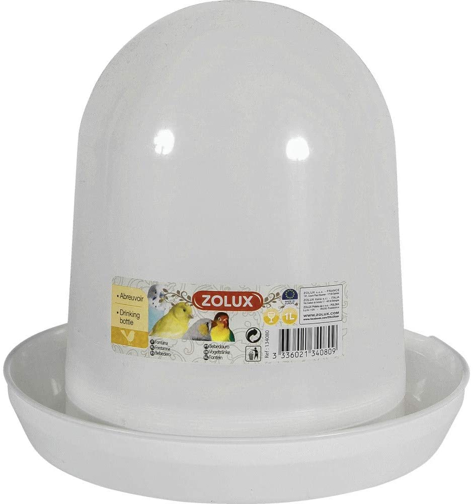 Zolux Abbeveratoio per Uccelli da Voliera 1lt Zolux Abbeveratoio per Uccelli da Voliera 1lt